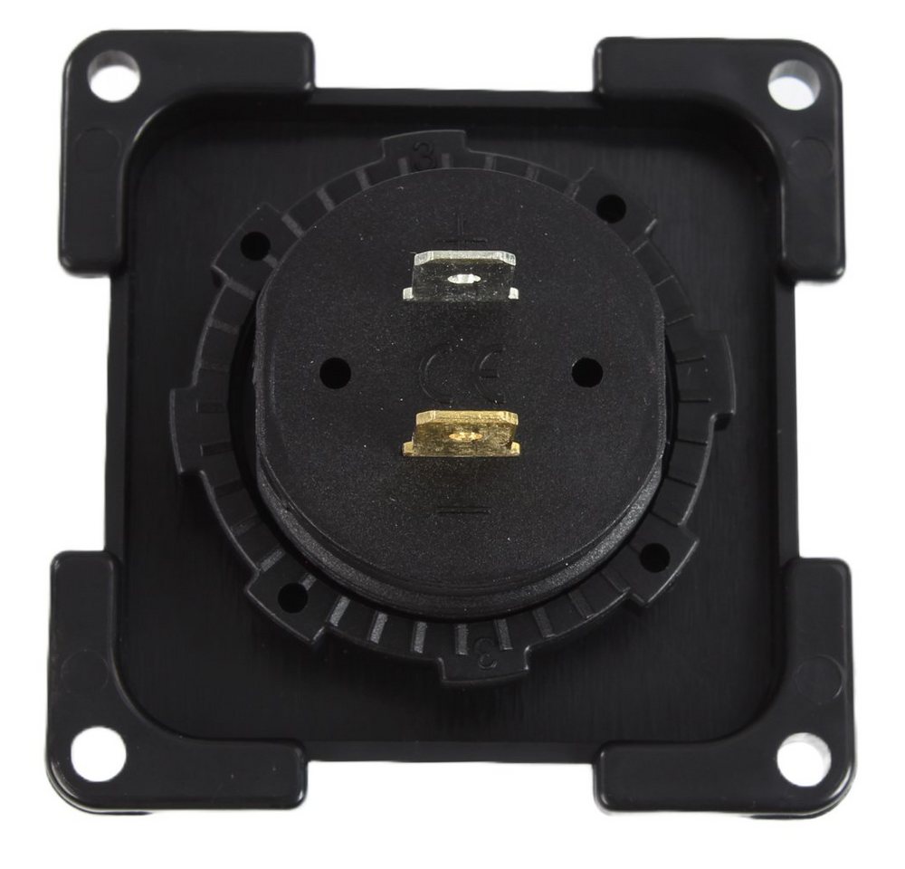 HABA B.V. Steckdose C-Line Steckdose Voltmeter Digtal 12 + 24 Volt schwarz Bild 3
