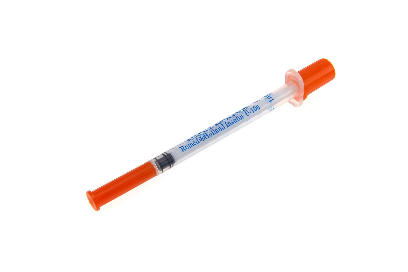 Romed Feindosierspritze Insulinspritzen U-100, steril, 100 I.E. / 1ml Bild 2