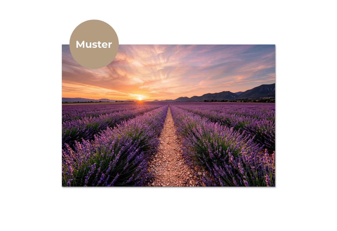 KitchenYeah Küchenrückwand Muster selbstklebend (keine Folie) Lavendel - Lila - Blumen, (1-tlg), Spritzschutz, Küche, Rückwand, Küchenwand, Küchenfront, 30x20 cm Bild 2