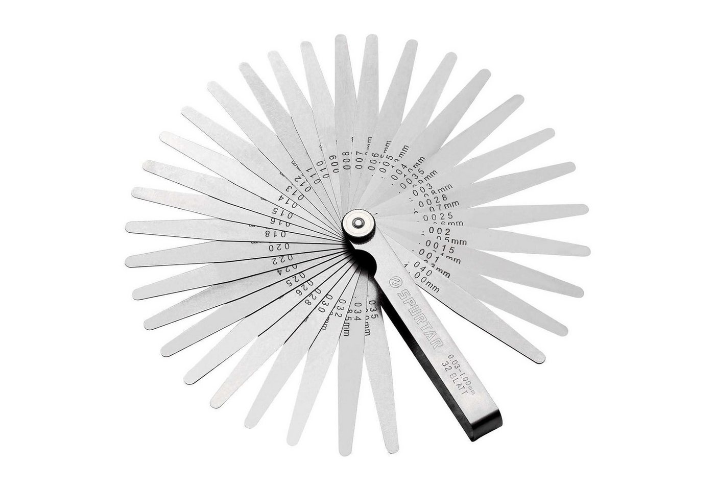 LuxusKollektion Fühlerlehre Fühlerlehre 32 Blade Metrisch/Imperial Bild 4