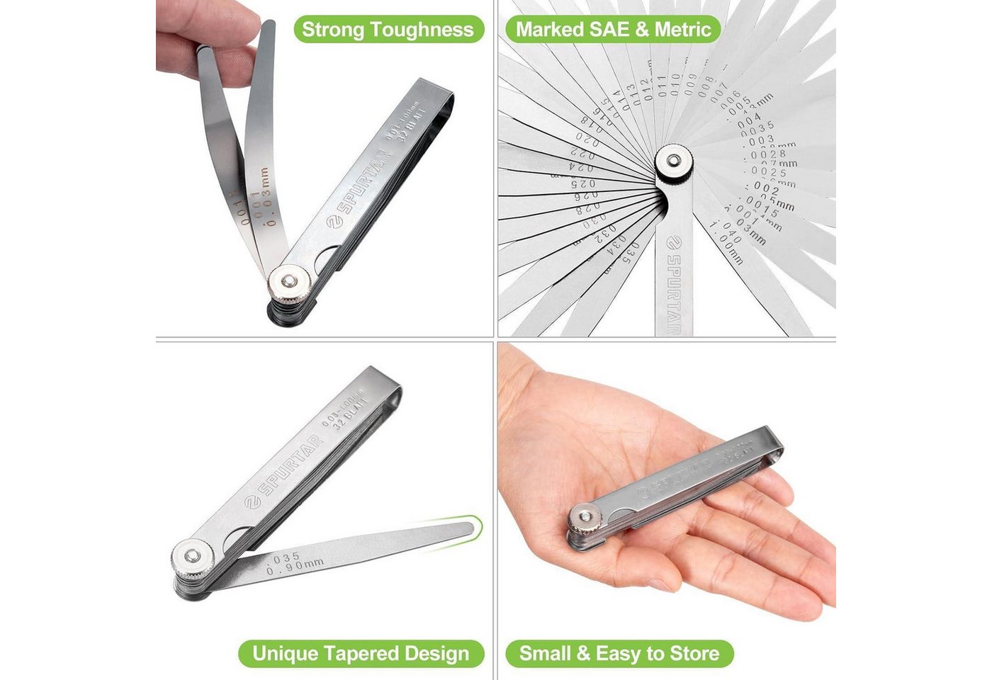 LuxusKollektion Fühlerlehre Fühlerlehre 32 Blade Metrisch/Imperial Bild 5