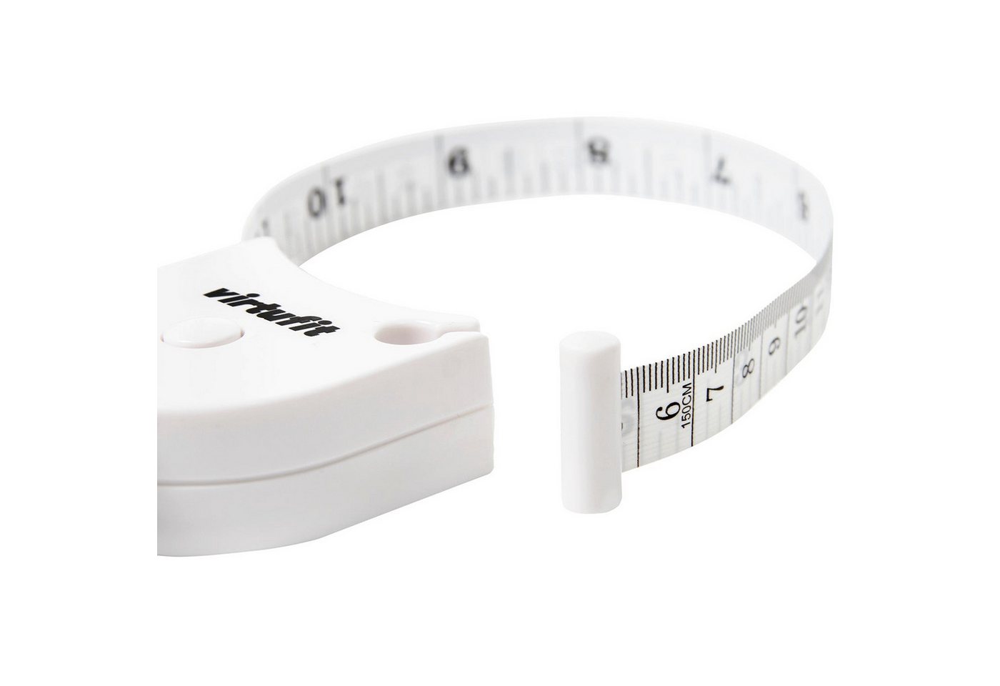 VirtuFit Körpermaßband VirtuFit Umfangsmessband Maßband 150 cm mit Selbstspannsystem Bild 2