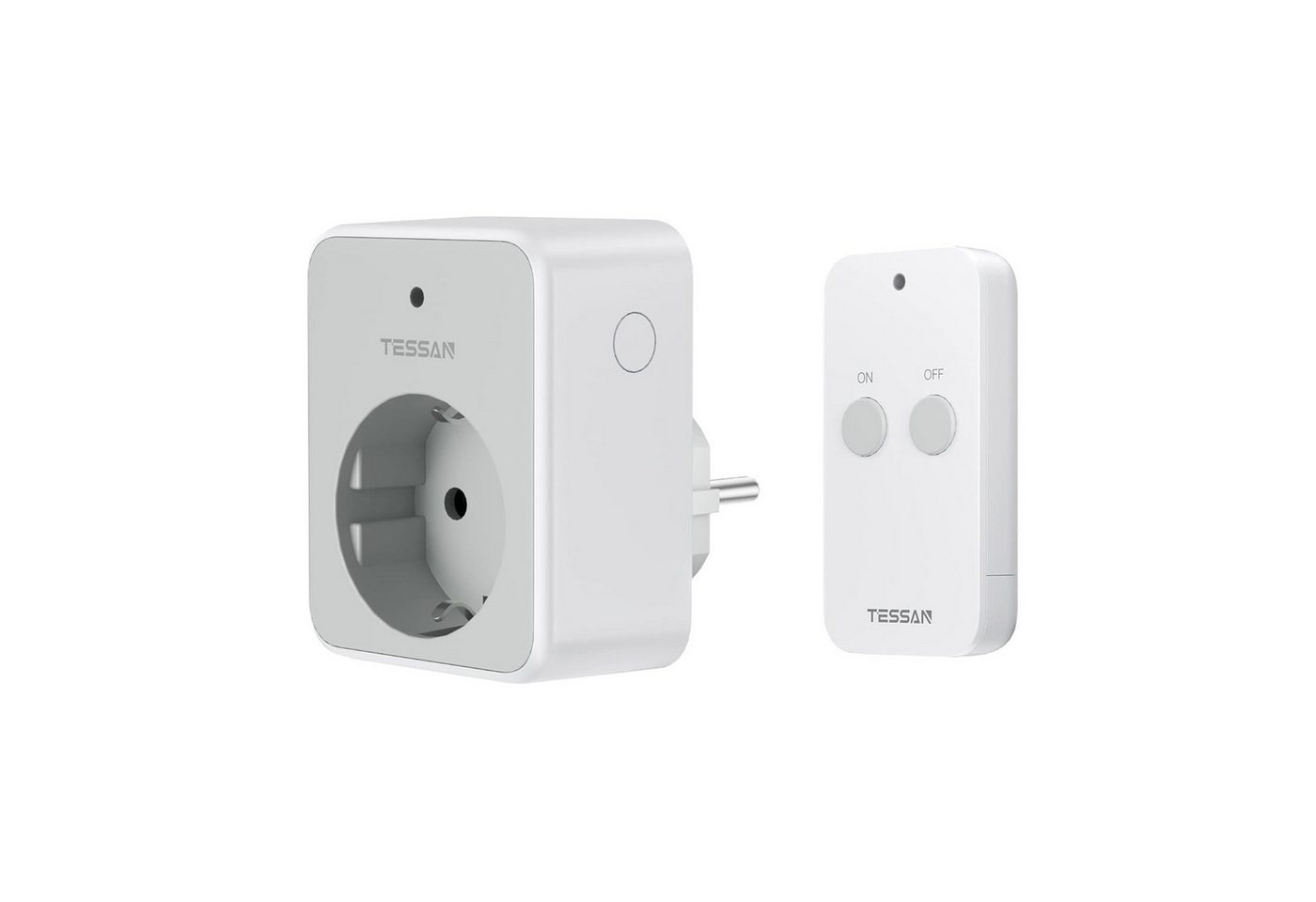 TESSAN Funksteckdose Funksteckdose mit Fernbedienung 30,5M RF Reichweite Magnetische 3600W, max. 3600 W Bild 3