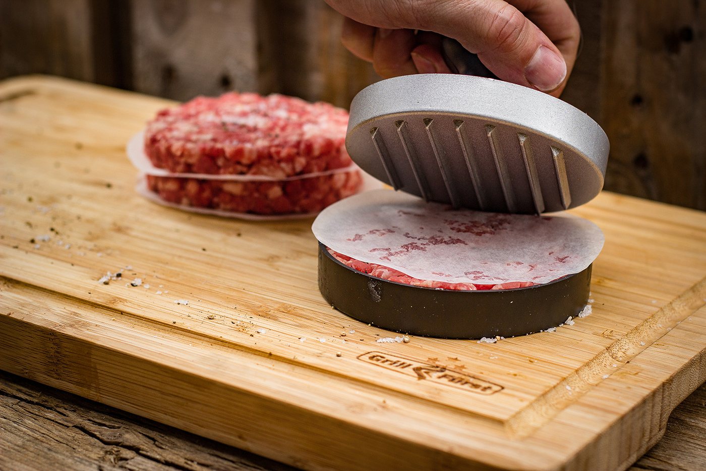 Grillfürst Grillguthalter Grillfürst Hamburger Patty Trennpapier 200 Stück Bild 2