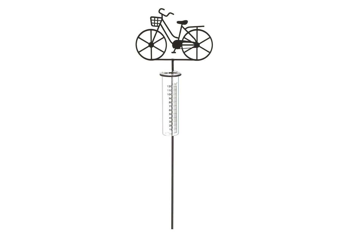 CEPEWA Gartenstecker Gartenstecker Regenmesser Fahrrad Bild 5