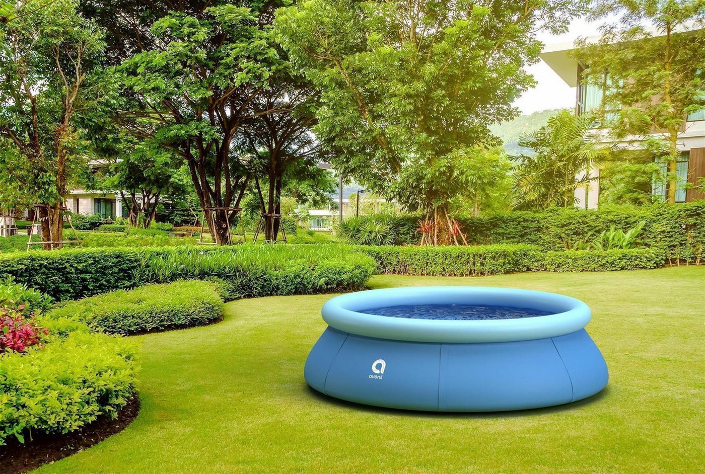 Avenli Quick-Up Pool Prompt Set Pool 244 x 63 cm (Aufstellpool Komplettset, Quick Up Pool Komplettset), Swimmingpool inklusive Filterpumpe und Filterkartusche Bild 3