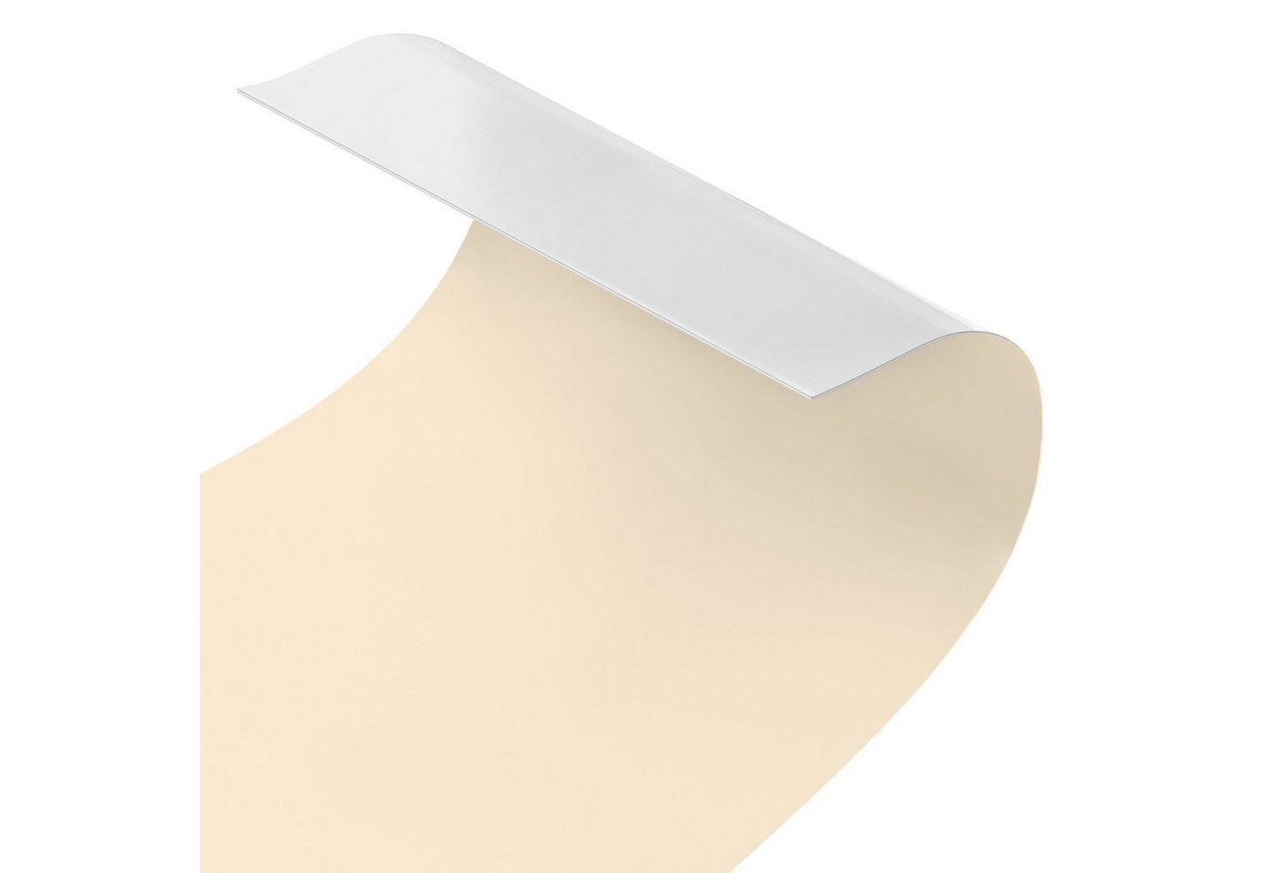 Bilderdepot24 Küchenrückwand beige dekor einfarbig Wandpaneel Crème Wandverkleidung Küche, (1-tlg., Nischenrückwand - für Fliesenspiegel ohne Bohren - matt), Spritzschutz Rückwand Küche Herd - Folie selbstklebend versch. Größen Bild 5