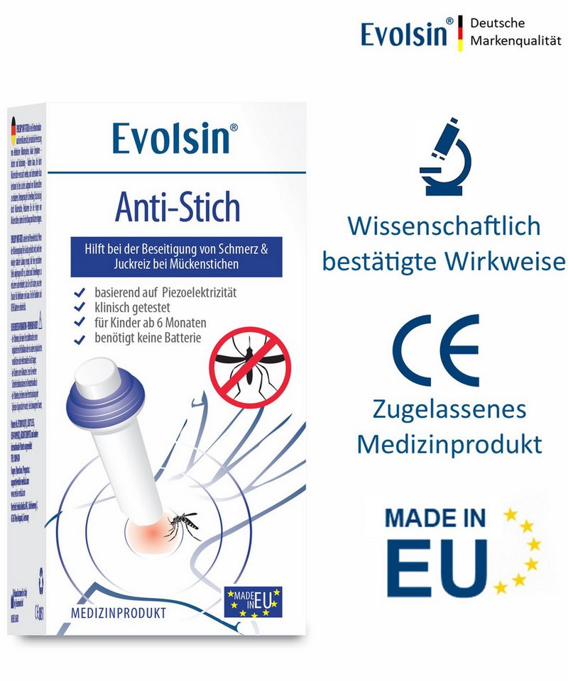 Evolsin Insektenstichheiler Evolsin‎® Anti Stich zur Behandlung von Insektenstichen, 1-tlg., Ohne Batterien, ohne Chemie Bild 2
