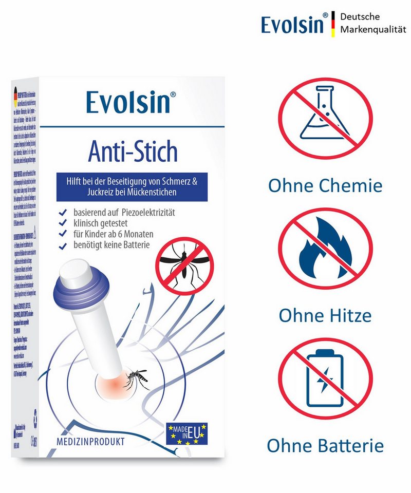 Evolsin Insektenstichheiler Evolsin‎® Anti Stich zur Behandlung von Insektenstichen, 1-tlg., Ohne Batterien, ohne Chemie Bild 4