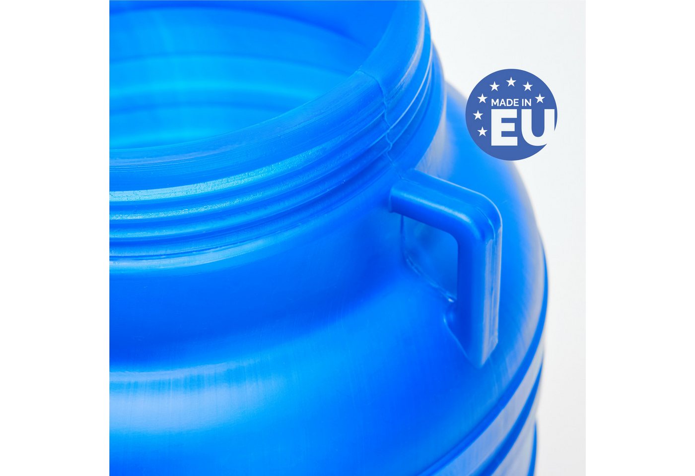 Garronda Regentonne Set 10 Liter Futtertonne BPA-frei Universalfass mit Deckel GD-0120, 10 l, (2-tlg), BPA-Frei