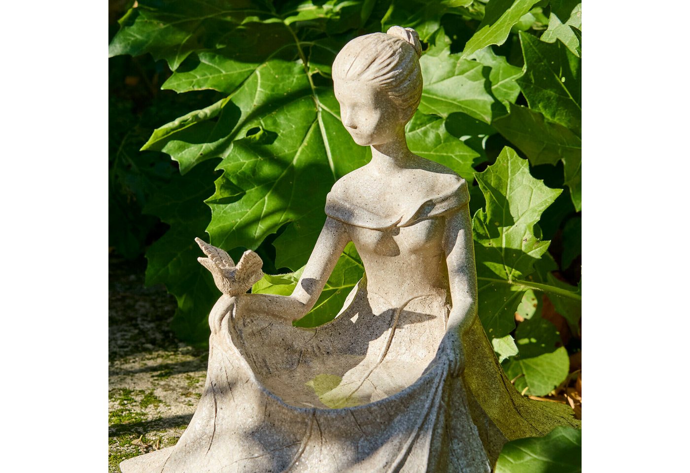 Mirabeau Gartenfigur Deko-Figur Finnedra antikcreme