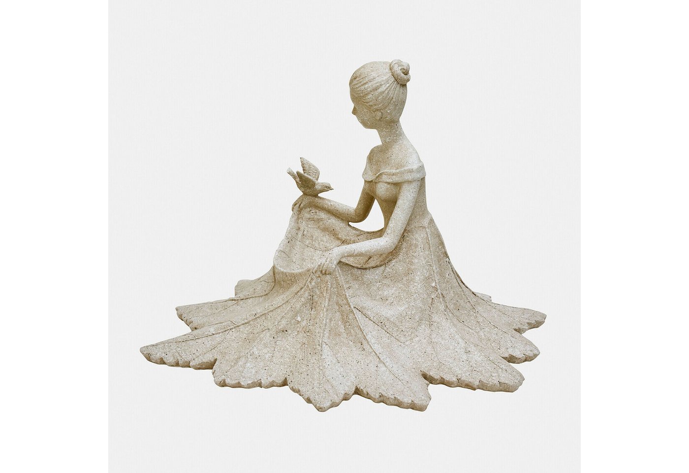 Mirabeau Gartenfigur Deko-Figur Finnedra antikcreme Bild 2