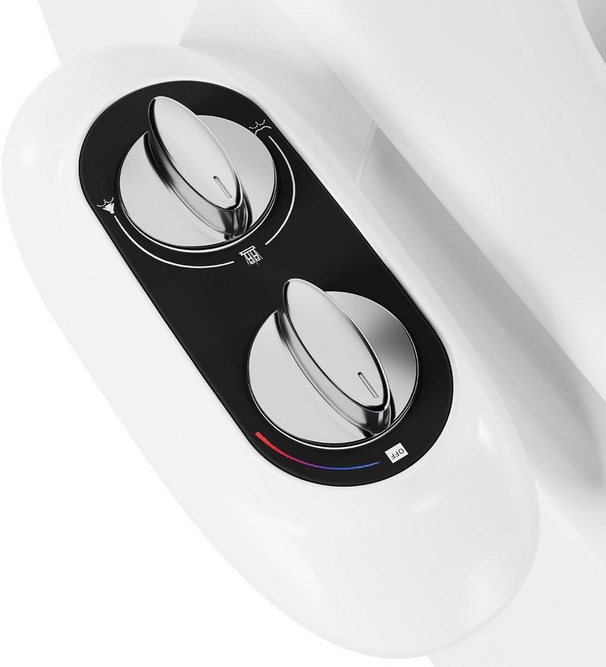 GarveeMore Bidetarmatur Bidet-Aufsatz mit zwei Reinigungsmodi, temperaturverstellbar Bild 2