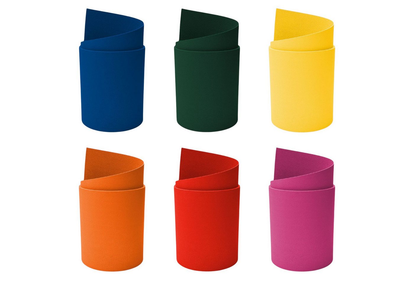zaunzu Sichtschutzstreifen PREMIUM Kita-Set Regenbogen, (6 Streifen, genarbte Oberfläche, UV-beständiger Sichtschutz), 5 Jahre garantierte Farbechtheit Bild 2