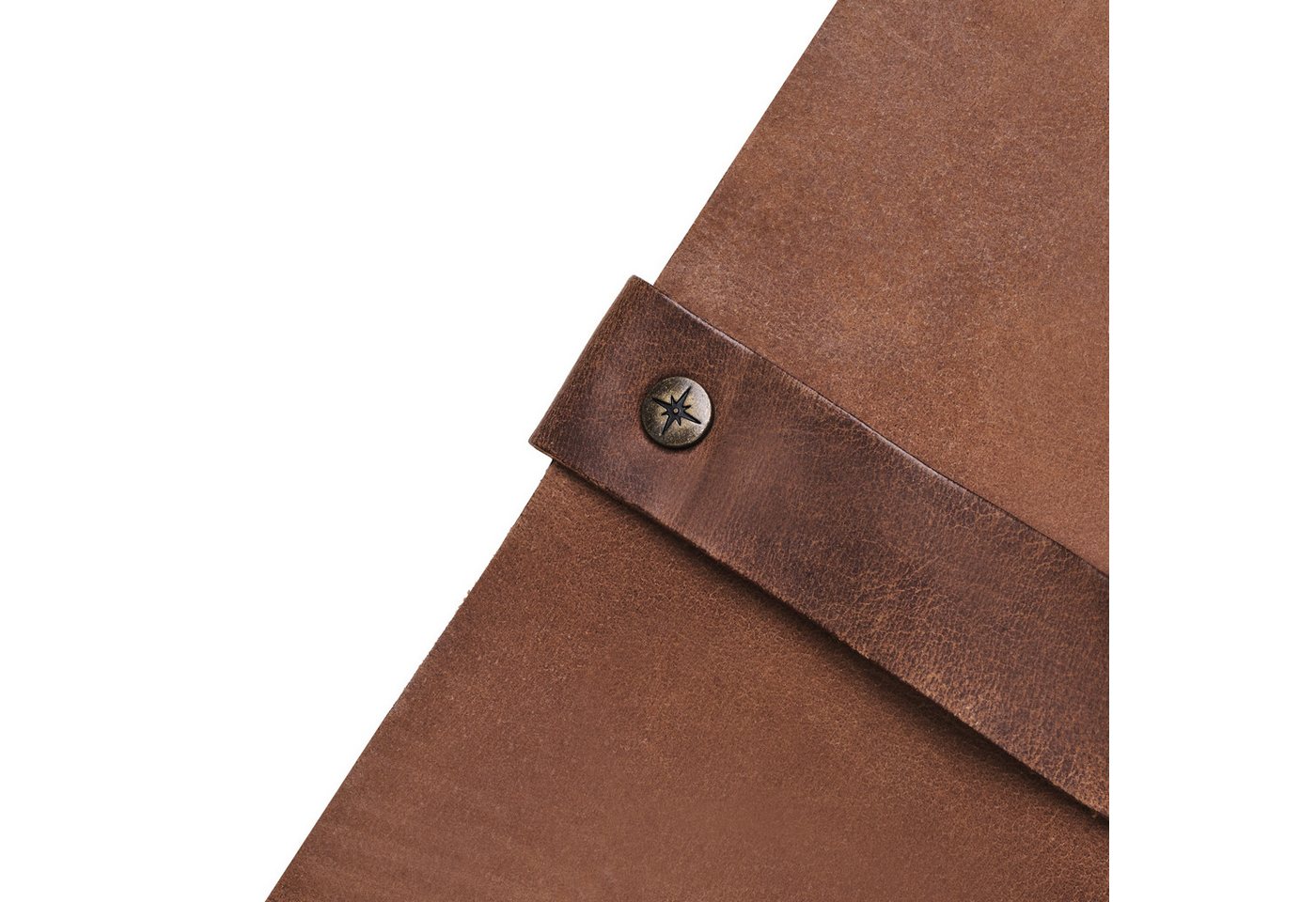 DRAKENSBERG Grillschürze Herren»Bob« (M-XL) Havanna-Braun, Premium Leder-Kochschürze, Universalgröße, verstellbar von M-XL