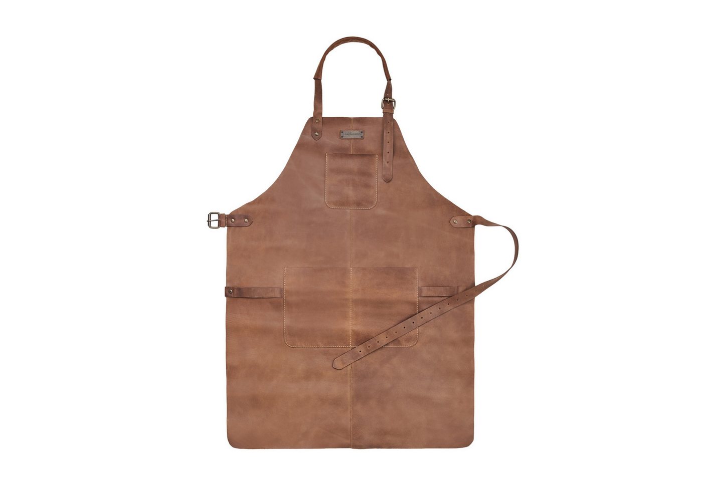 DRAKENSBERG Grillschürze Herren»Bob« (M-XL) Havanna-Braun, Premium Leder-Kochschürze, Universalgröße, verstellbar von M-XL Bild 5