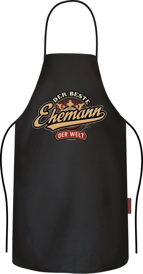 RAHMENLOS® Grillschürze Küchenschürze als Geschenk für den besten Ehemann der Welt