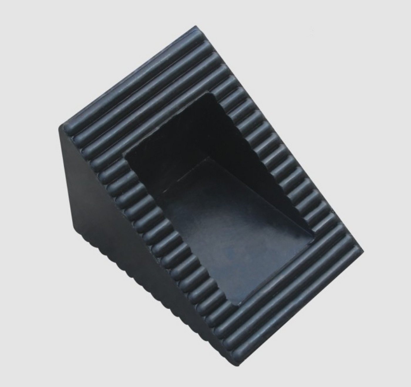 BAYLI Sicherheitskeil 2er Set Unterlegkeile für Anhänger, 12,5cm x 7,5cm x 6cm Gummi Bremsk Bild 5