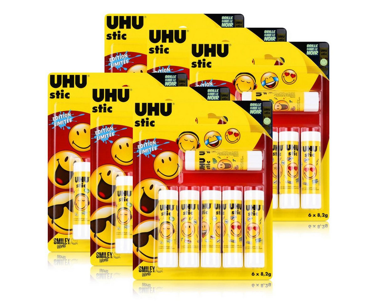 UHU Bastelkleber Uhu Kleber stick 6x8,2g (6er Pack)
