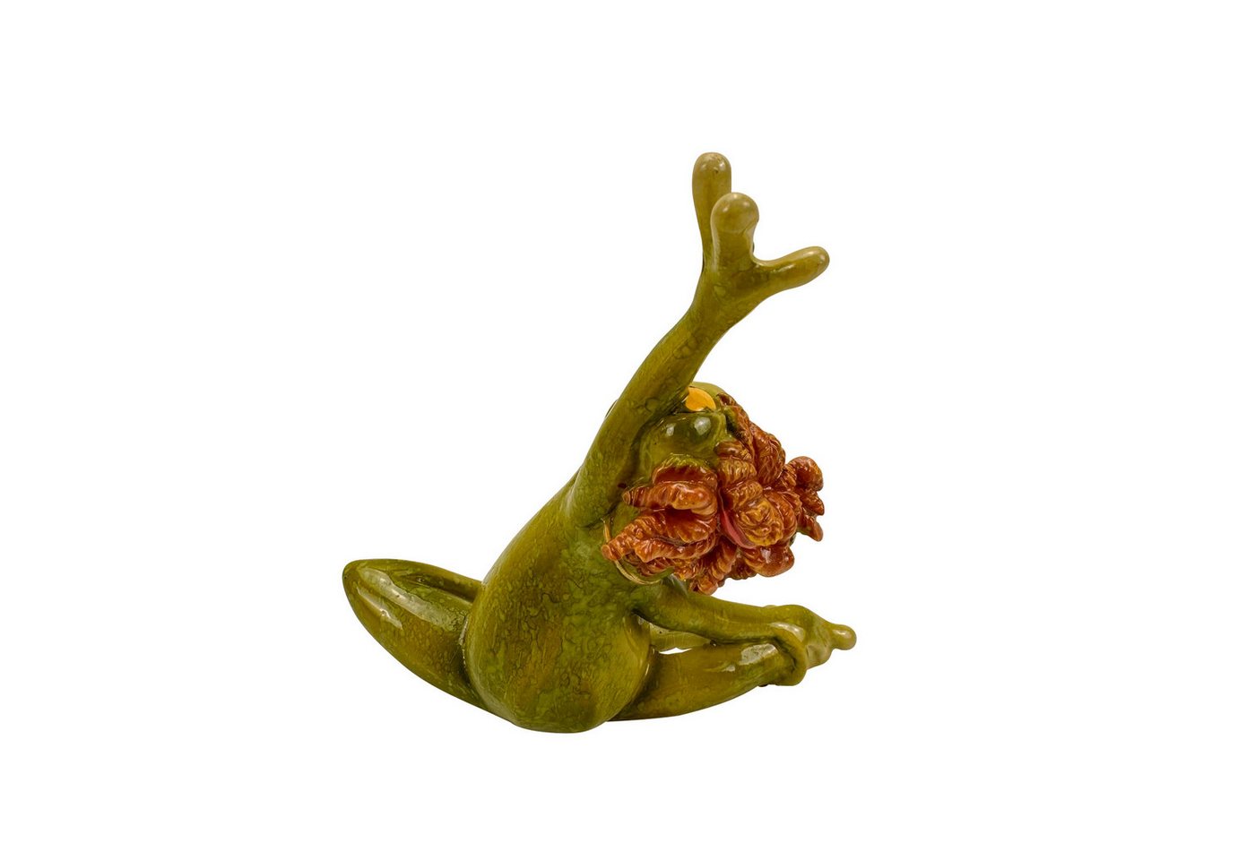 Online-Fuchs Gartenfigur für außen - YOGA Frosch - Dekoration Figuren - wetterfest, (aus Kunstharz gefertigt, glänzender Glossy-Look), ideal für Garten, Terrasse, Balkon, Büro oder Wohnzimmer Bild 5