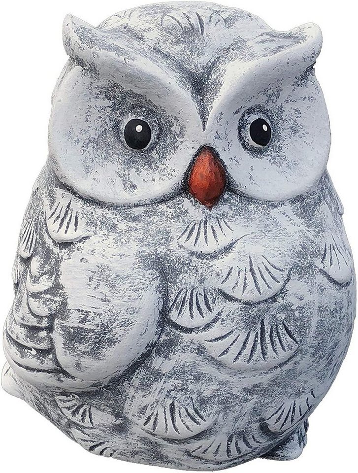Stone and Style Gartenfigur Frostfeste Steinfigur Eule Hedwig