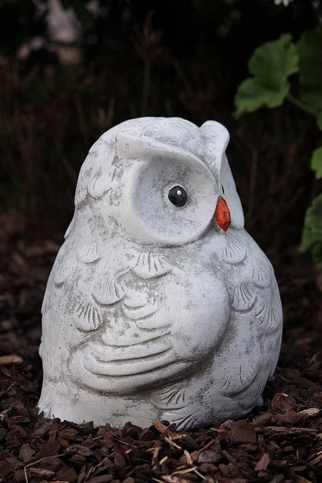 Stone and Style Gartenfigur Frostfeste Steinfigur Eule Hedwig Bild 3