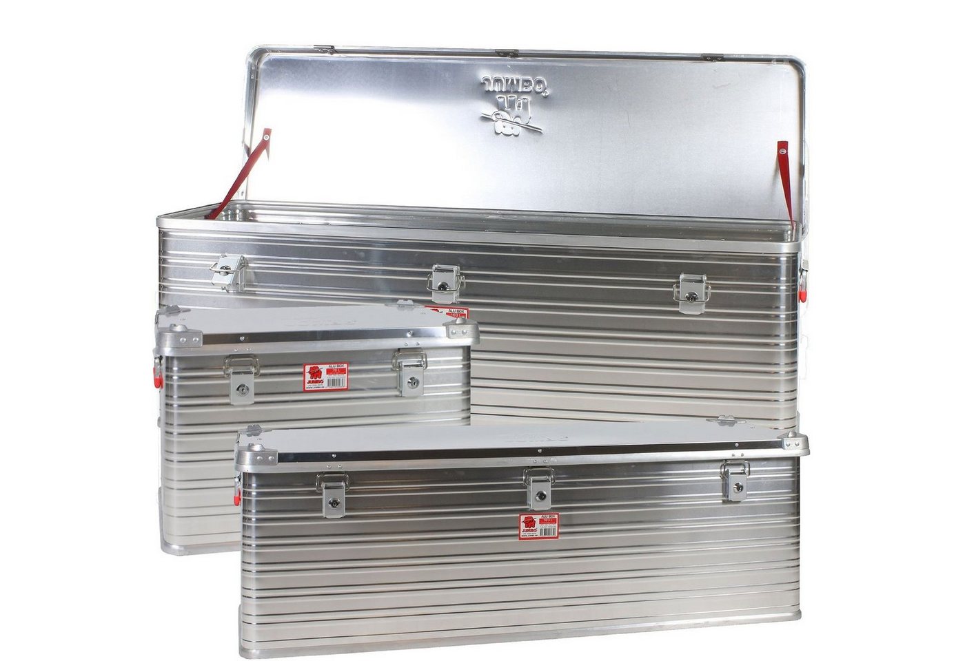 JUMBO Stillads Werkzeugbox Aluminium Transport-Box Alu 415 Liter ALU415 L 1192 x B 790 x H 517 mm Bild 2