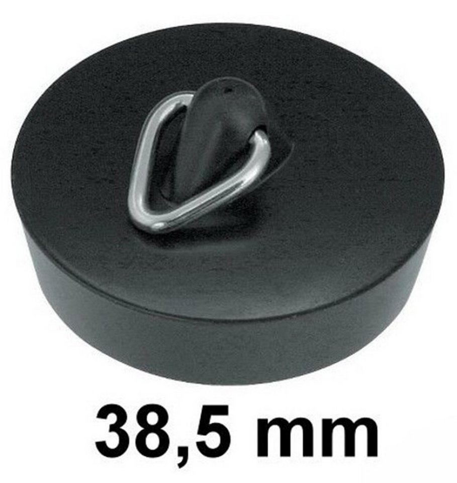 varivendo Stöpsel Abflussstöpsel Waschbeckenstopper 38,5 mm Grau 1 St., (Stück, 1 St., Abflußstöpsel), Stöpsel Waschbeckenstopfen Waschbeckenstöpsel