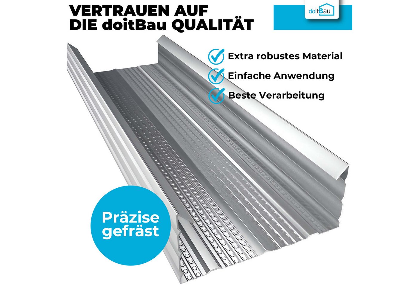 doitBau Deckenprofil 24 Profile CD Deckenprofil 60x27 je 2,6m (24-St) Bild 3