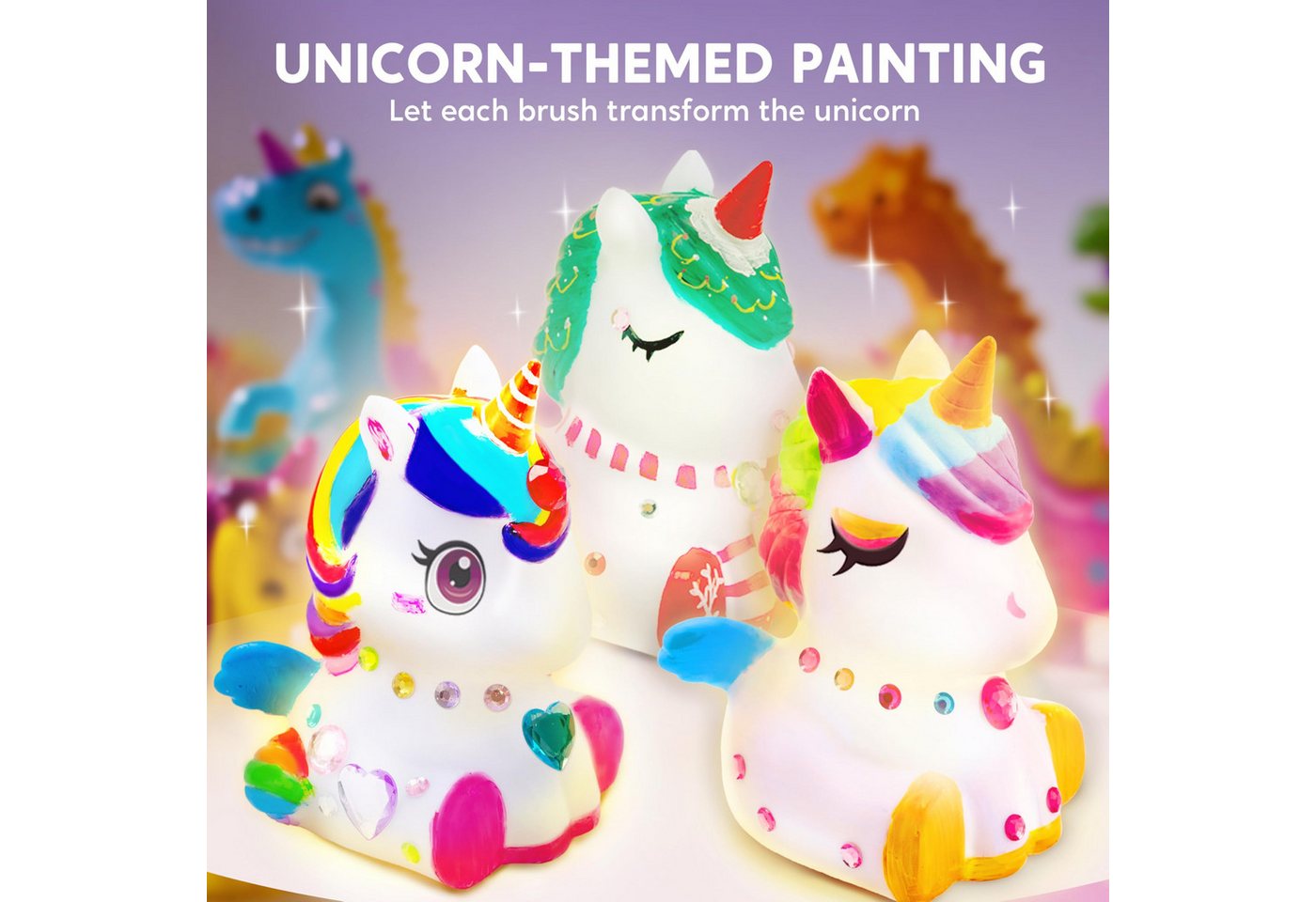 Klever Kits Bastelscheren Klever Kits Einhorn Lampe Bastelset Kinder ab 6+ jahre, (1-tlg) Bild 2
