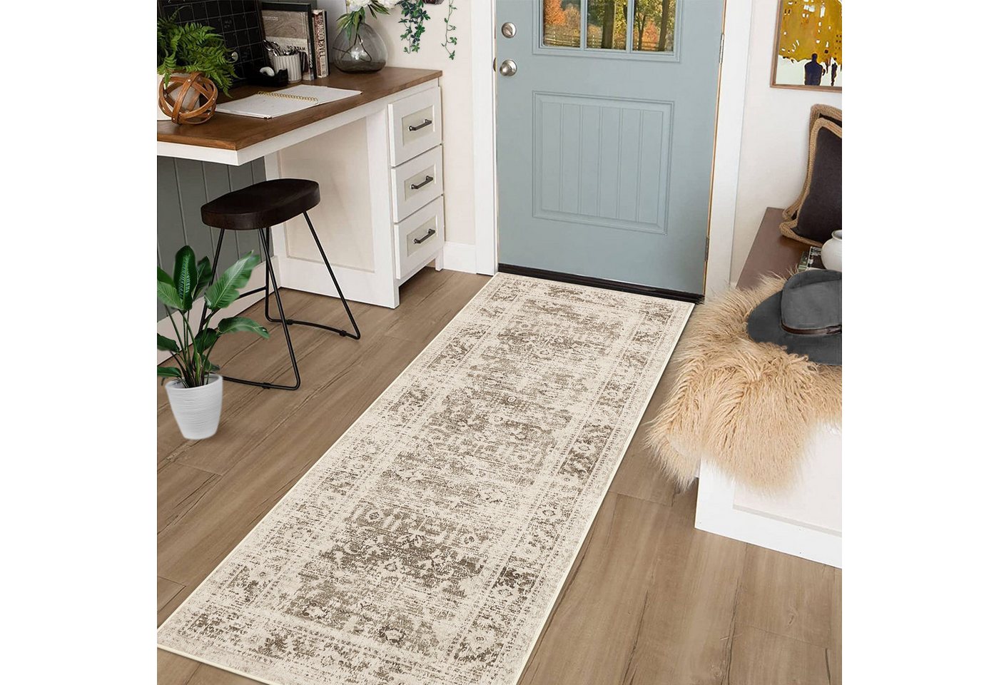 GarveeMore Teppich Wohnzimmer Waschbarer Teppich Bild 5