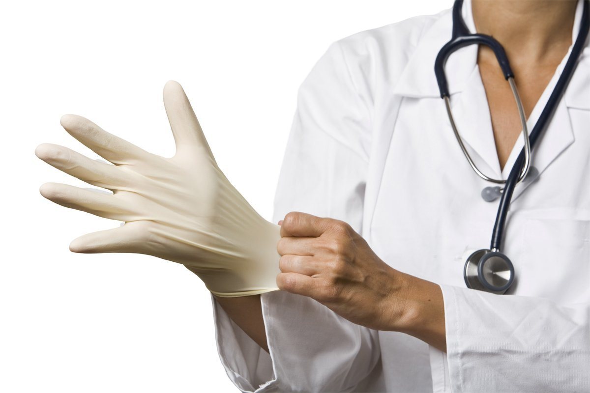Polycare Einweghandschuhe Polycare Latexhandschuhe ungepudert - 100 Stück