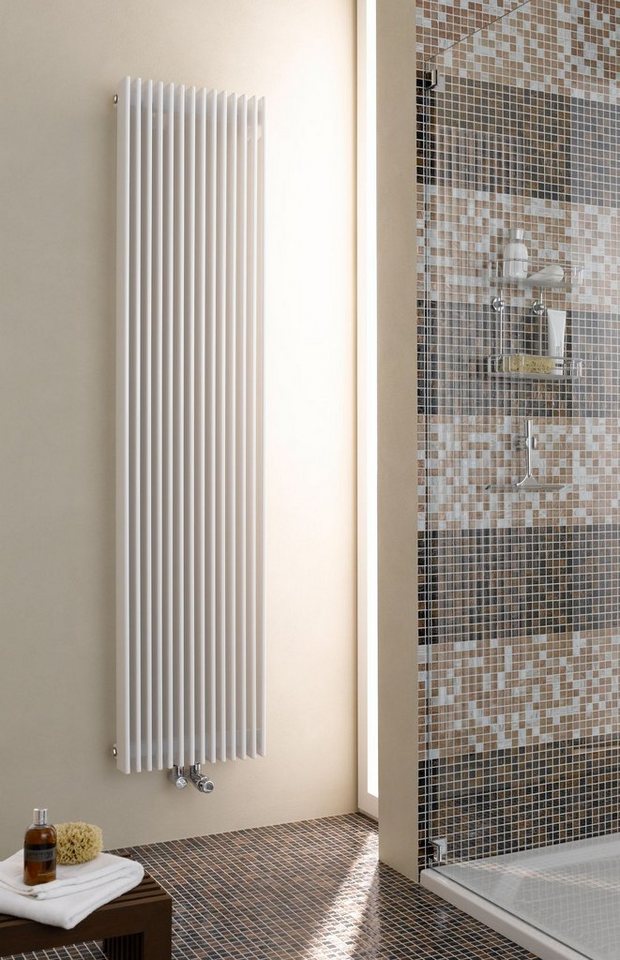 Mosani Bodenfliese Glasmosaik Mosaikfliesen weiß braun bronze Duschrückwand