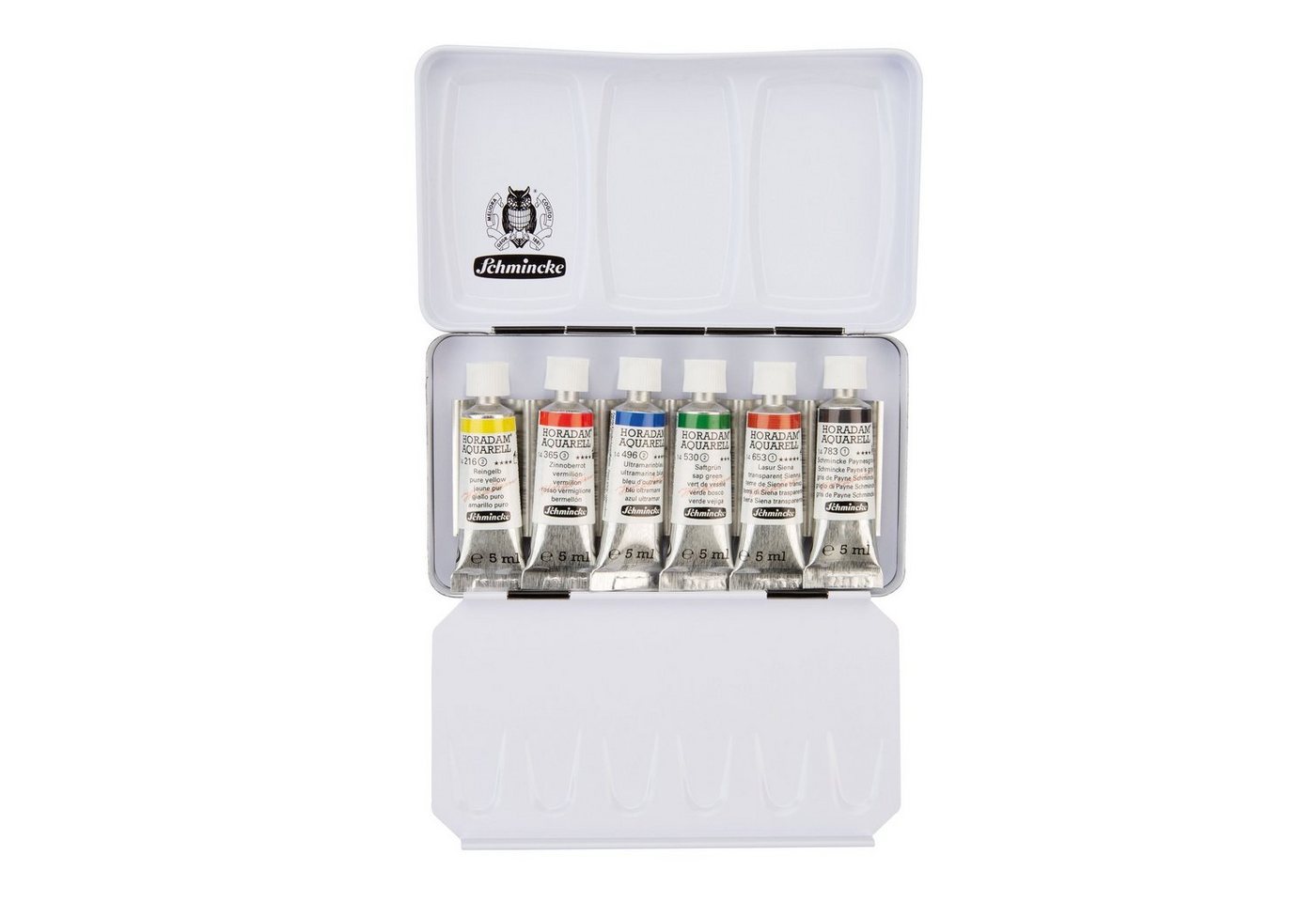Schmincke Aquarellfarbe HORADAM Aquarell Special Edition - Metallkasten 6 x 5ml 74 870 097 Bild 2