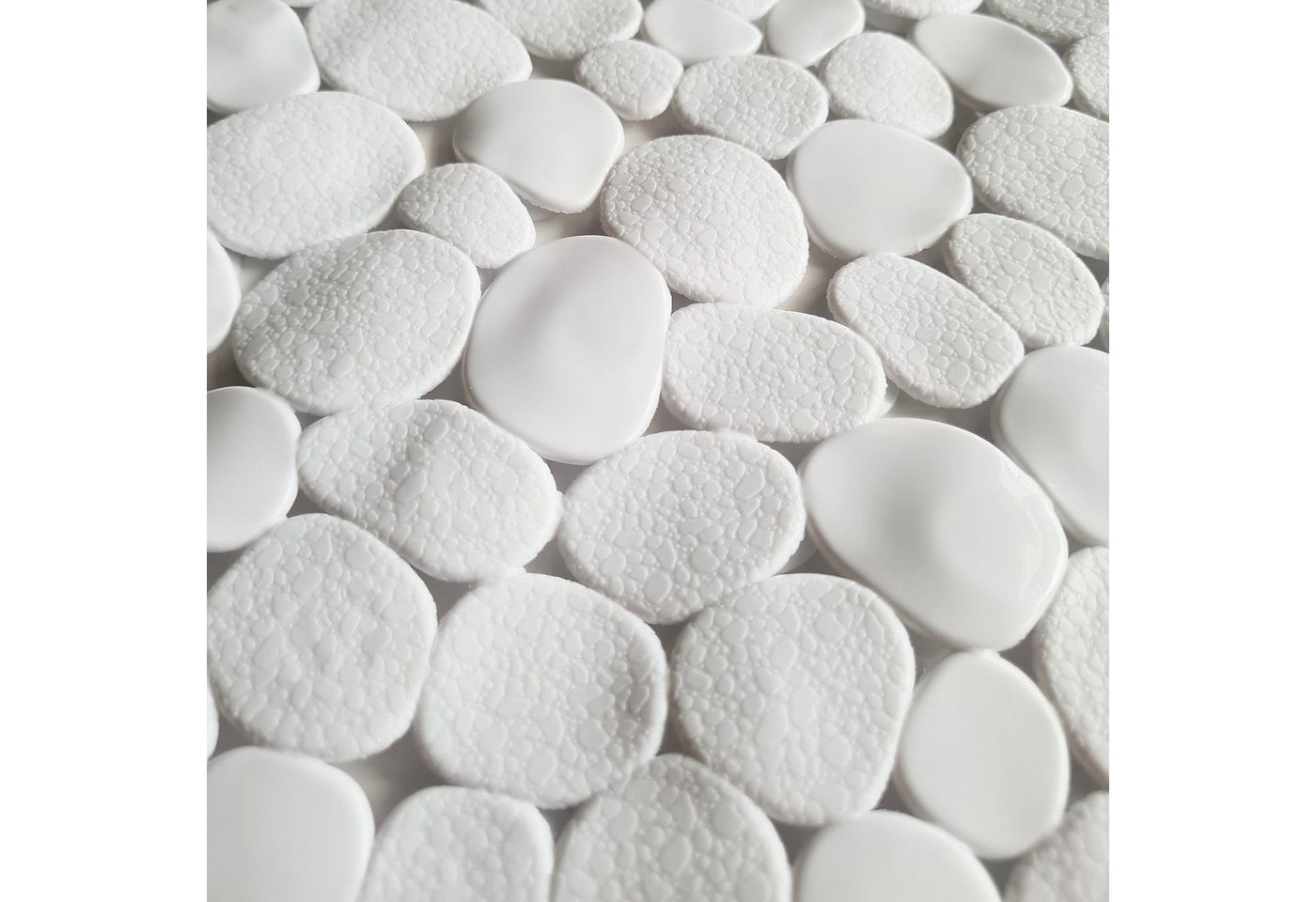 Sanixa Duscheinlage Duscheinlage Anti-Rutsch Matte Petrol oder Weiß Dusch-Matte Duschmatte, 52 x 52 cm, Antirutschmatte Dusche Badezimmer, Duschwannenmatte rutschfest Saugnäpfe Bild 2