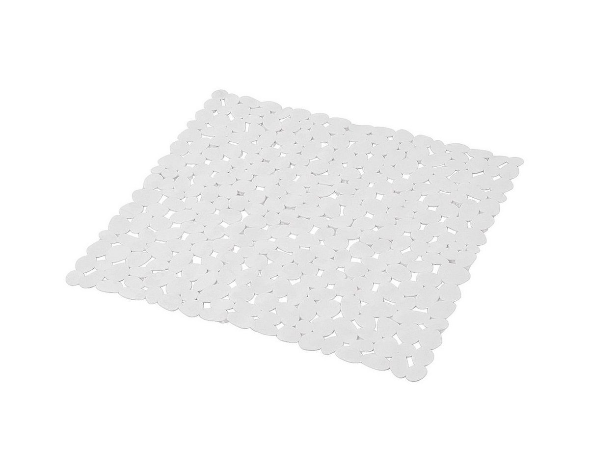 Sanixa Duscheinlage Duscheinlage Anti-Rutsch Matte Petrol oder Weiß Dusch-Matte Duschmatte, 52 x 52 cm, Antirutschmatte Dusche Badezimmer, Duschwannenmatte rutschfest Saugnäpfe Bild 5
