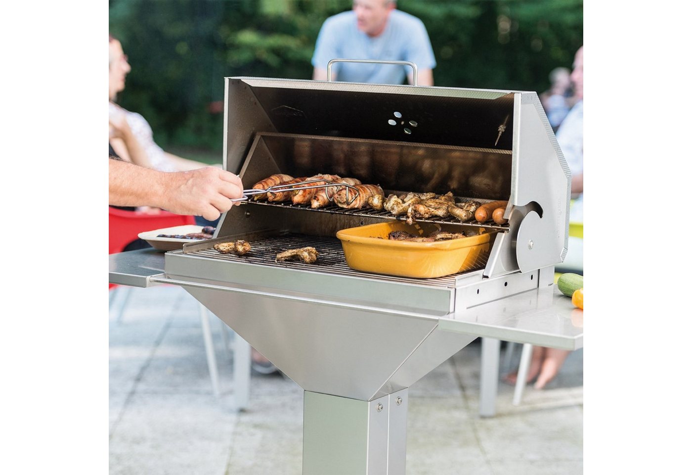Thüros Grillzange Thüros Grillzange aus Edelstahl 40 cm lang