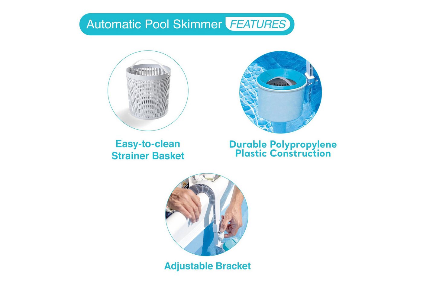 Intex Skimmer Intex Einhängeskimmer Deluxe für Pools bis 4 Meter, Einfache Montage und Reinigung Bild 2