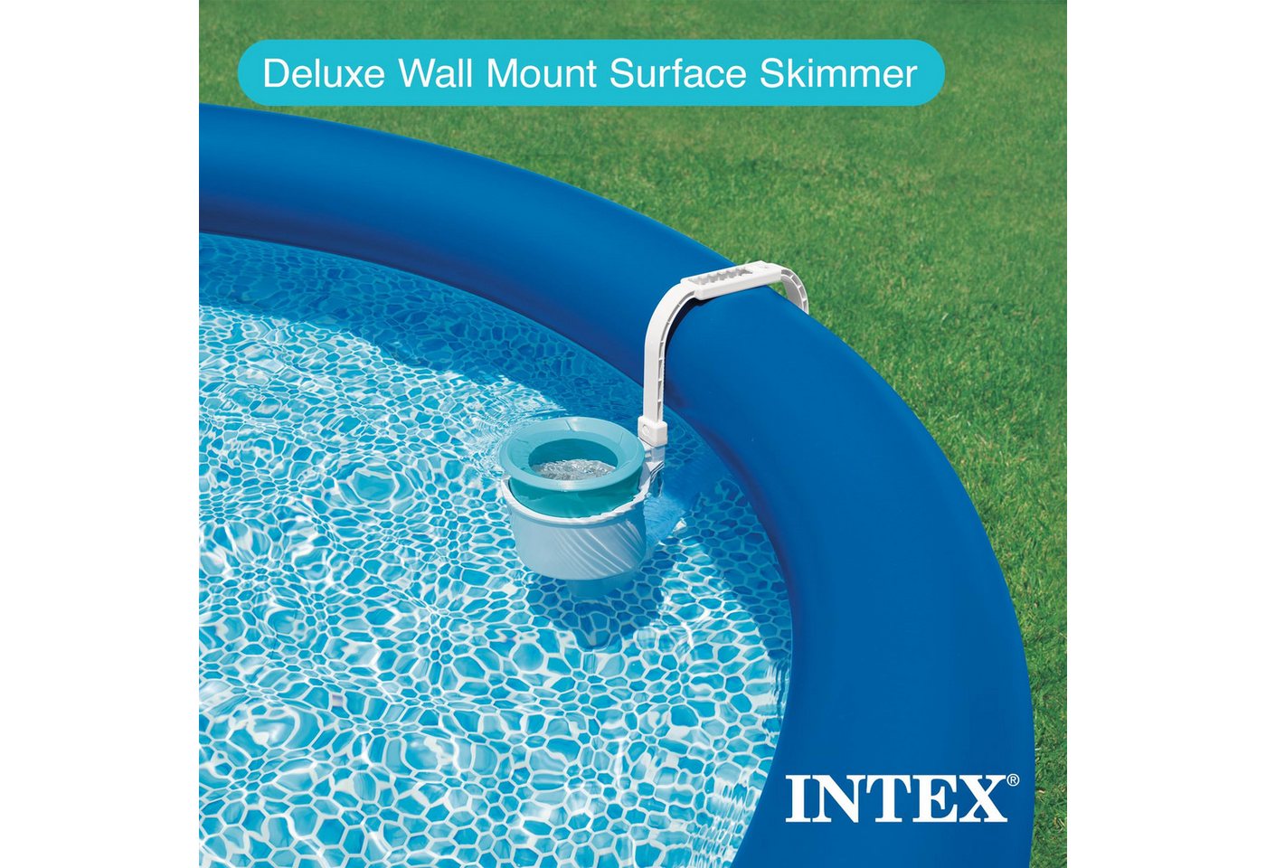 Intex Skimmer Intex Einhängeskimmer Deluxe für Pools bis 4 Meter, Einfache Montage und Reinigung Bild 3