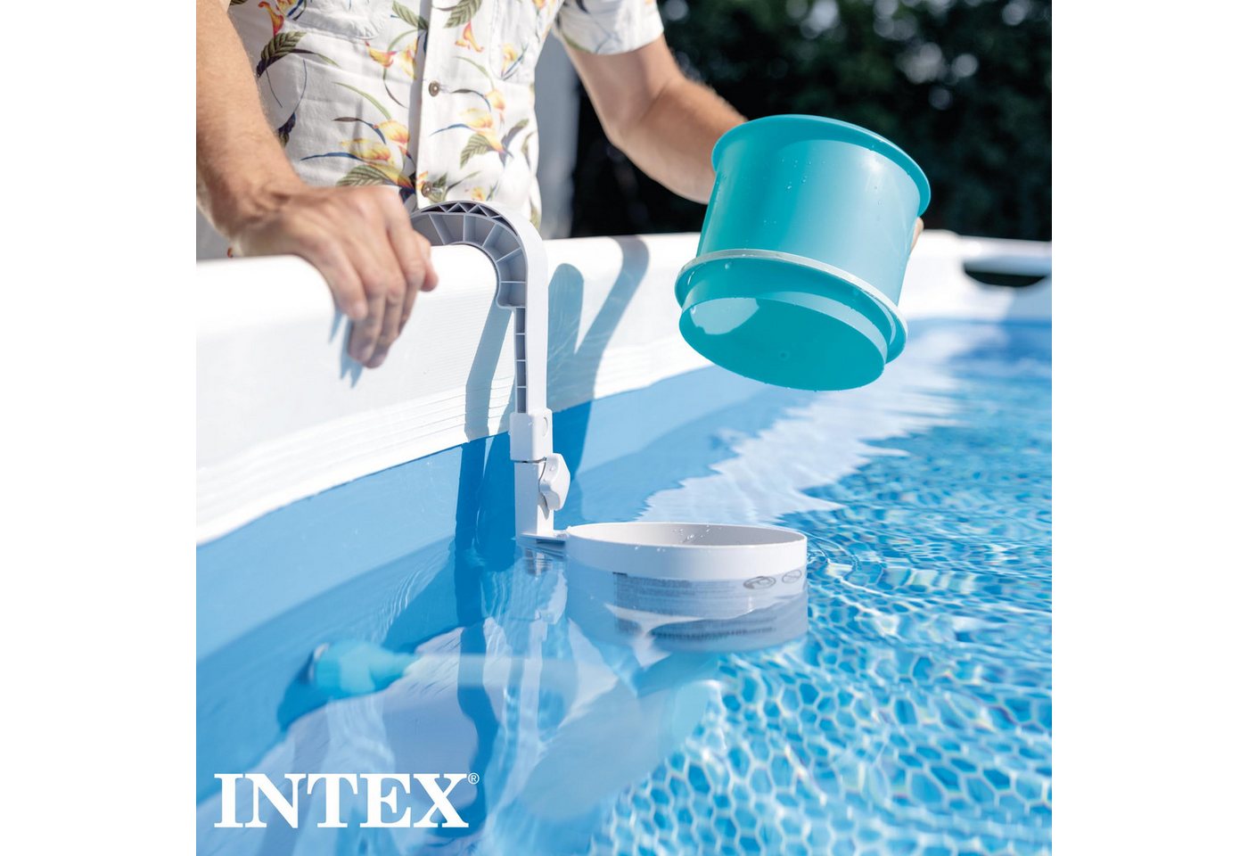Intex Skimmer Intex Einhängeskimmer Deluxe für Pools bis 4 Meter, Einfache Montage und Reinigung Bild 4