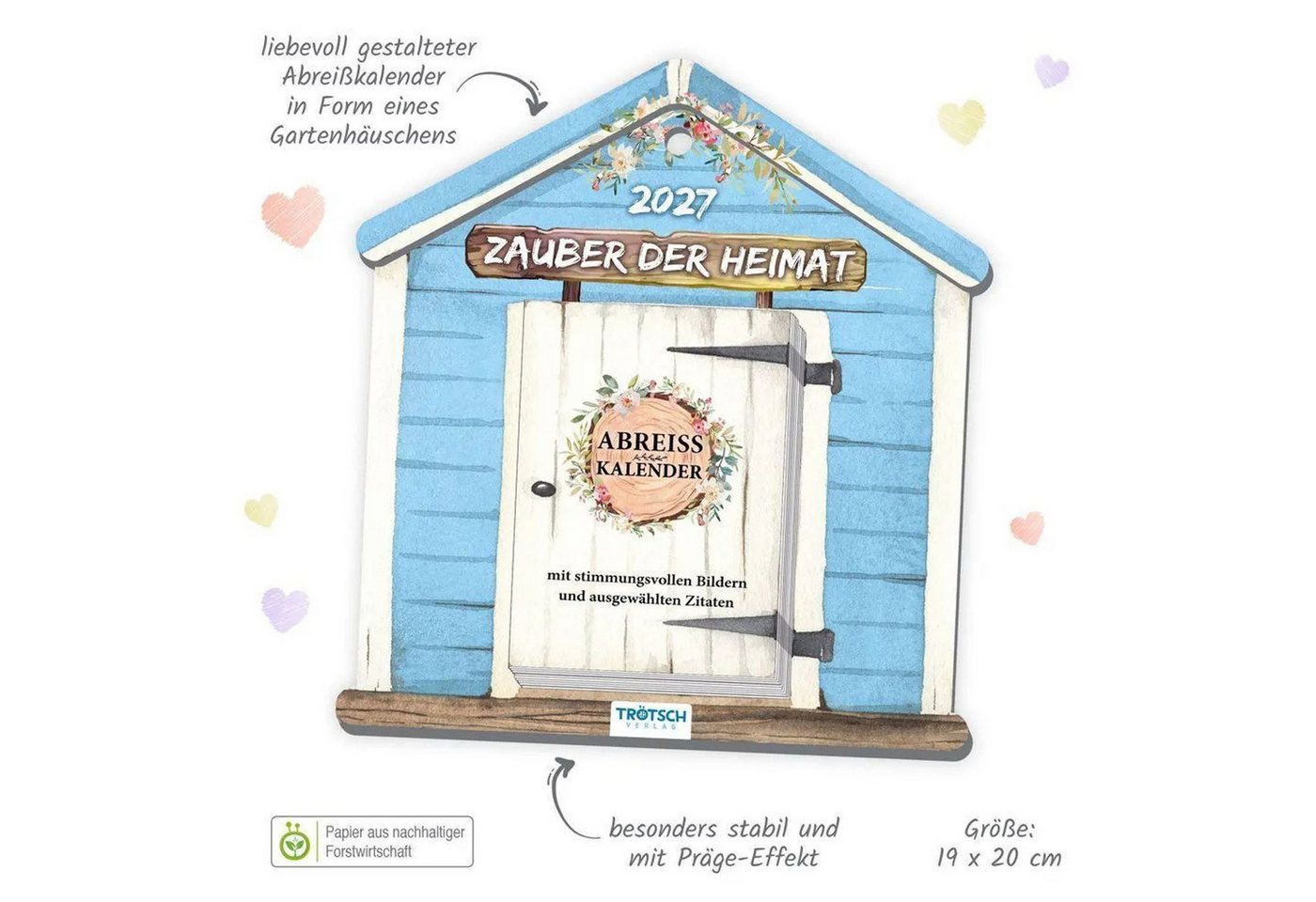 Trötsch Verlag Abreißkalender TRÖTSCH - Abreißkalender Zauber der Heimat 2027 Bild 4
