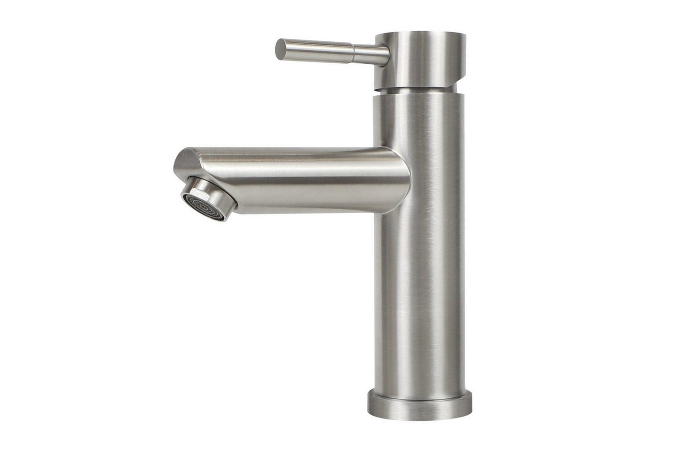 Nettlife Küchenarmatur Wasserhahn Bad Waschtischarmatur Nickel Anlaufbeständig Bild 4
