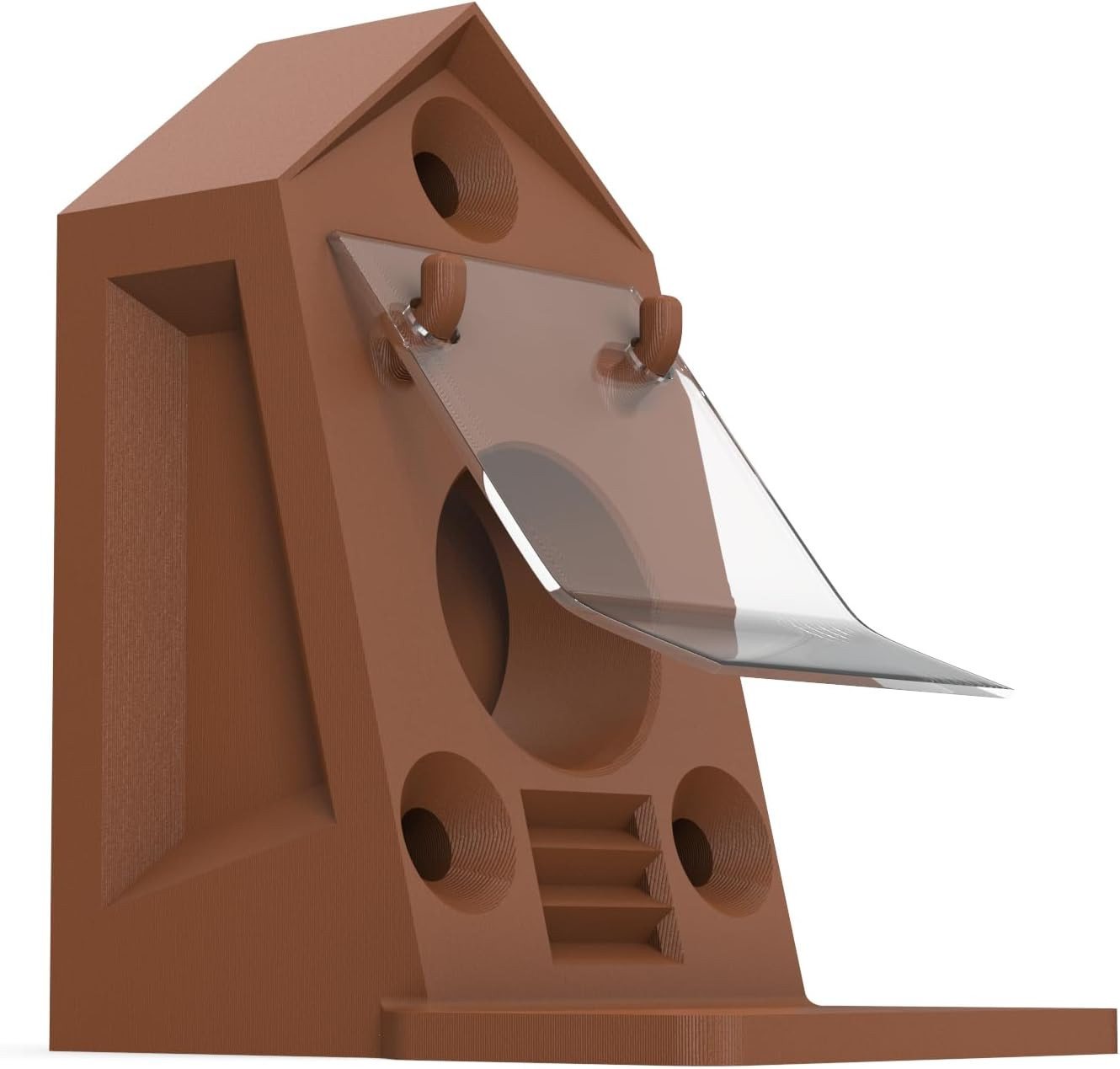 BEESI Insektenhotel Hummelhaus groß inkl. Vorbau und Wachsmottensperre, (Packung, 1-St., Hummelhotel inkl. Kapok, Nistkarton, Holzspäne), 32T x 26,8B x 31,5H cm Bild 5
