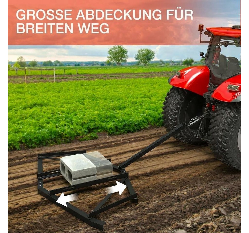 GarveeMore Gartenrechen Nivellierrechen Rechen Garten für Rasentraktor, ATV und UTV