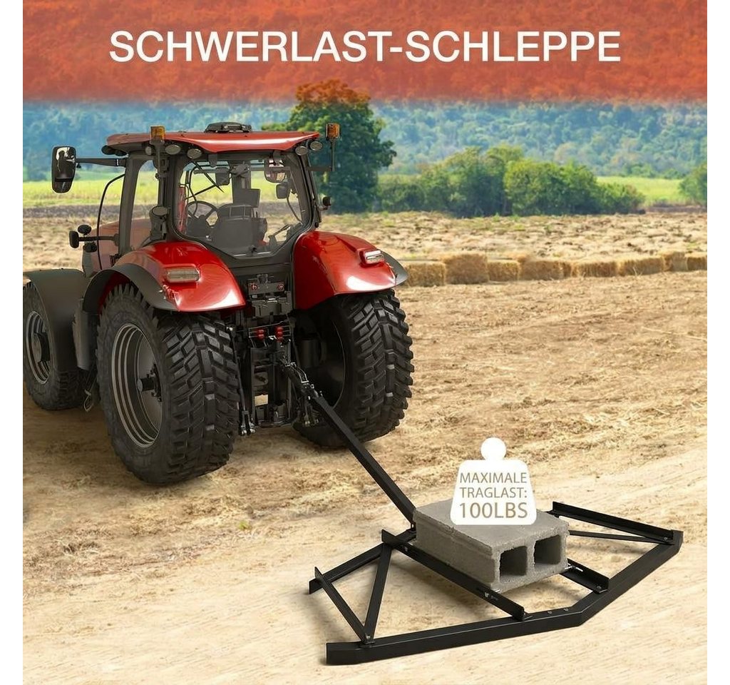 GarveeMore Gartenrechen Nivellierrechen Rechen Garten für Rasentraktor, ATV und UTV Bild 3