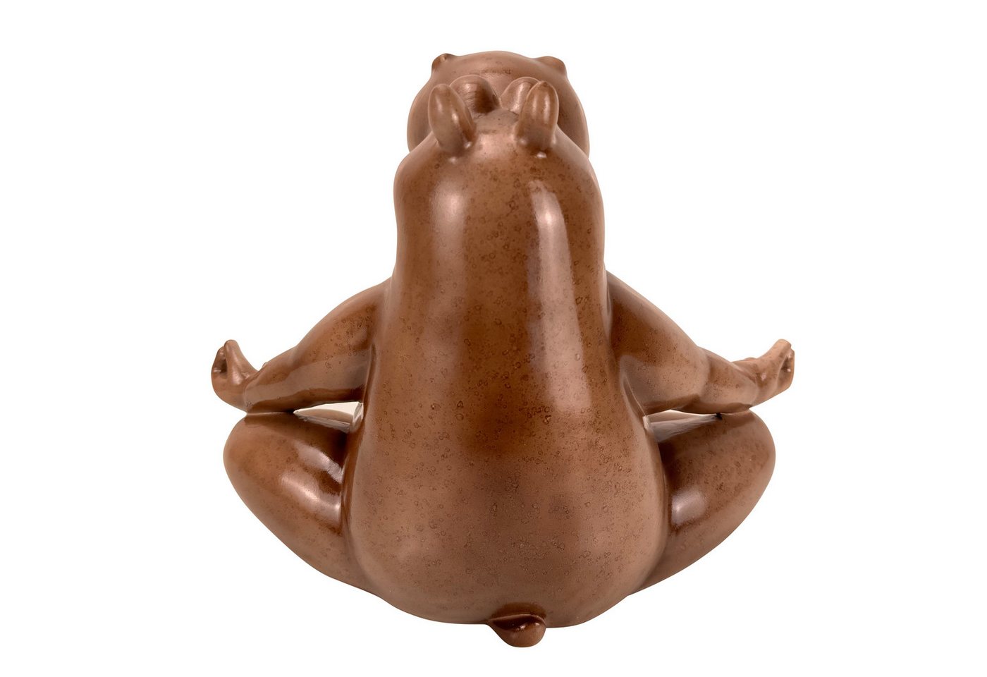 Online-Fuchs Gartenfigur für draußen - chilliges Nilpferd in Yoga Position - Deko Figuren, (für Yoga-Fans und Gartenliebhaber, wetterfest), aus hochwertigem Kunstharz gefertigt - für den Innen- und Außenbereich Bild 5