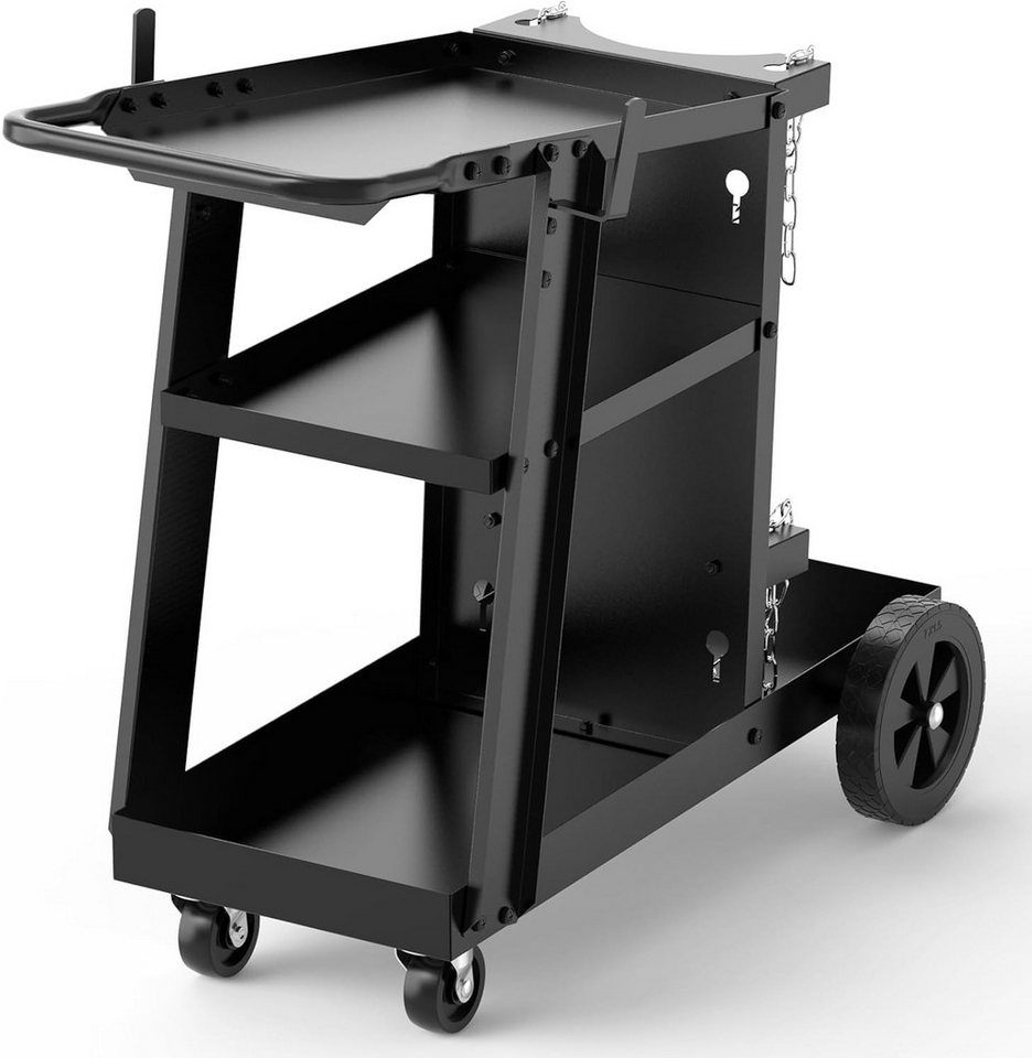 Werkthor Werkstattwagen WERKTHOR Schweißwagen 80 kg Tragkraft mit 3 Ebenen, Basic, Bis 80 kg Bild 2