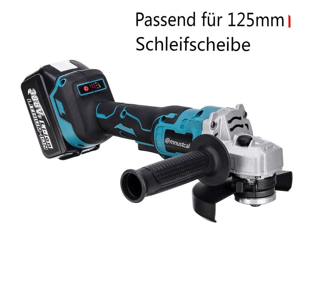 AUDEW Akku-Bohrschrauber 4 in1 Professional Elektrowerkzeug-Set inkl. Bohrhammer, (125mm Winkelschleifer, Akku-Bohrmaschine, Schraubenschlüssel), mit 2 Akkus Set Bild 5