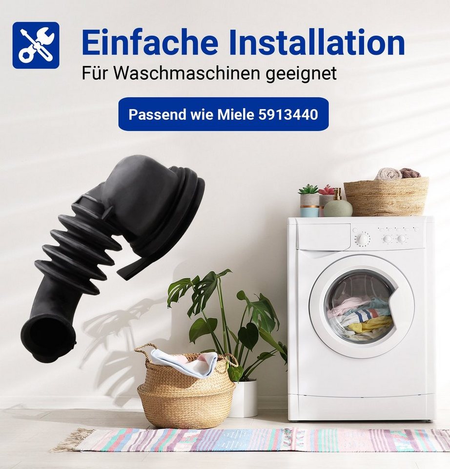 VIOKS Saugschlauch Faltenschlauch Ersatz für Miele 5913440 Bild 5