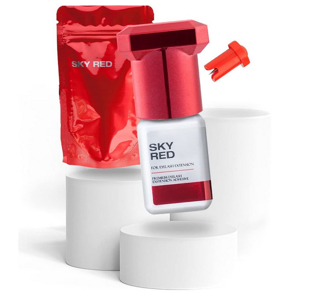 Sky Glue Wimpernkleber Sky Glue Red für Wimpernverlängerung Wimpern Lashes 5ml Bild 2